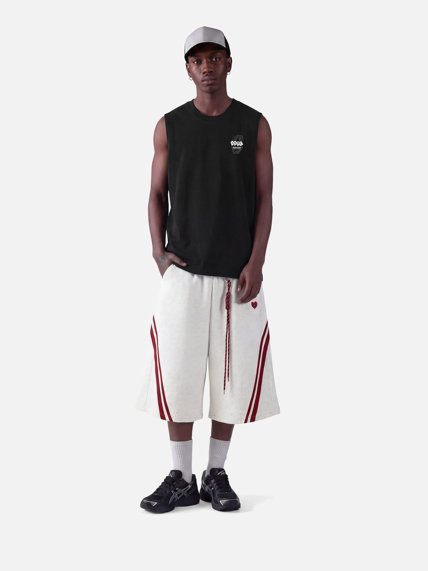 Aelfric Eden Stripe Longline Shorts