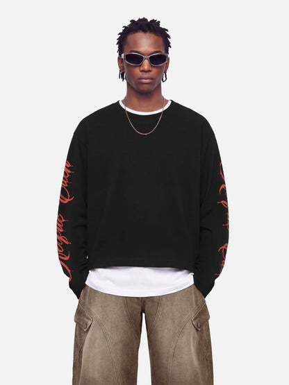 Aelfric Eden Boxy Chain Graphic Long Sleeve Tee