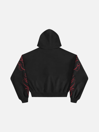 Aelfric Eden Boxy Embroidery Hoodie Sets