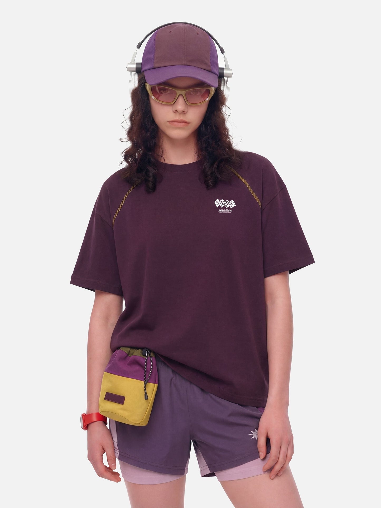 Breezy Oversized Feather Tech Tee