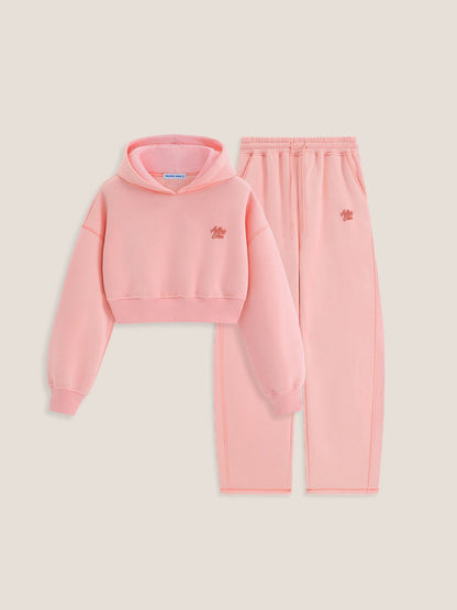 Soufflé Cropped Cloud Hoodie Sets