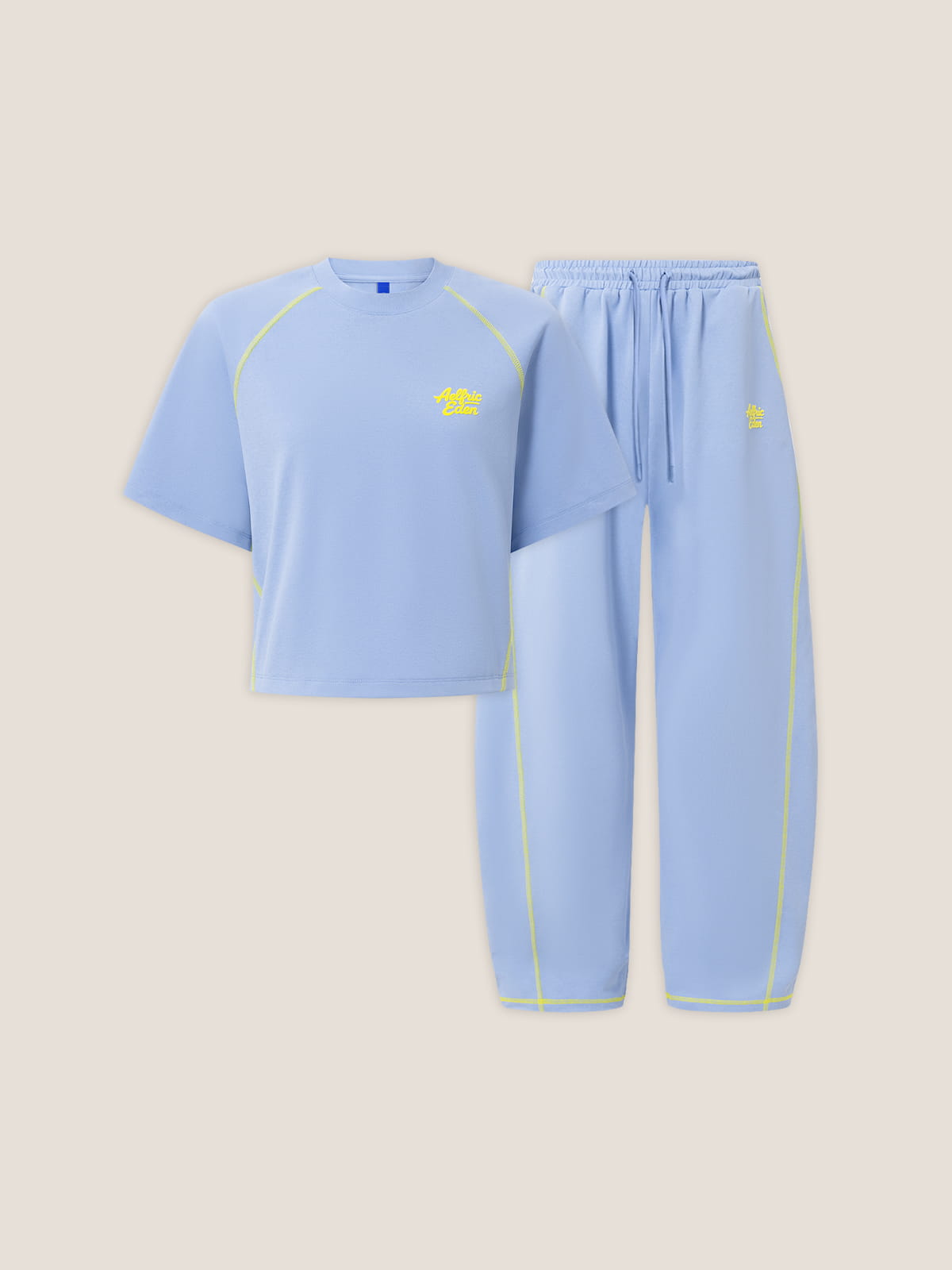 Cloud Cropped Sweat Set