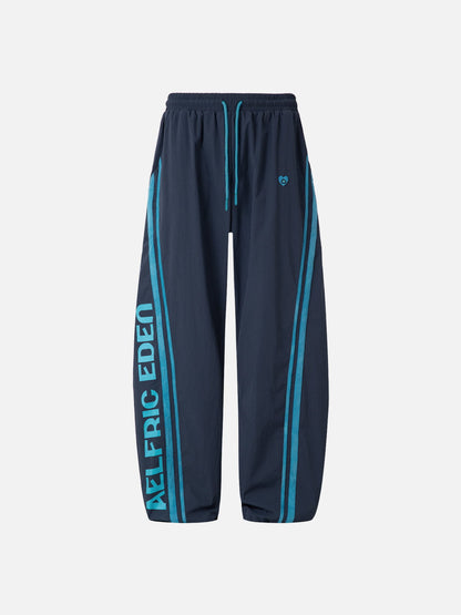 Aelfric Eden Team Striped Baggy Barrel Track Pants