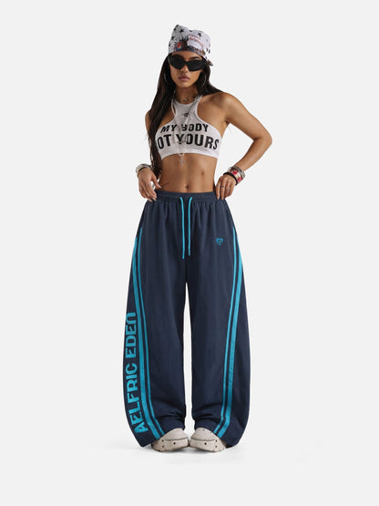 Aelfric Eden Team Striped Baggy Barrel Track Pants