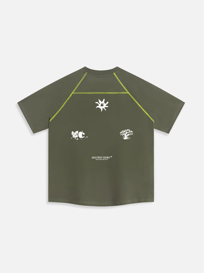 Breezy Oversized Feather Tech Tee
