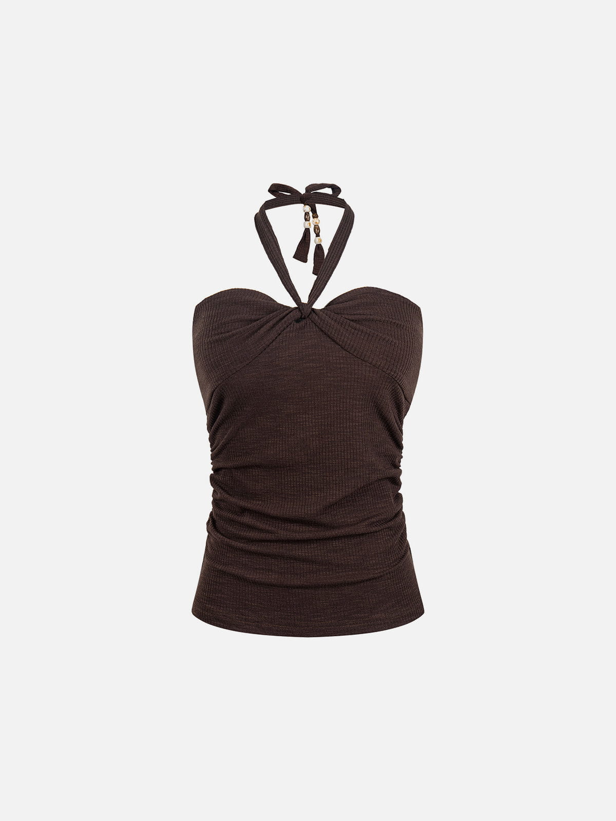 Aelfric Eden Ruched Tie Front Tube Top