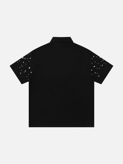 Aelfric Eden Star Studded Polo Tee