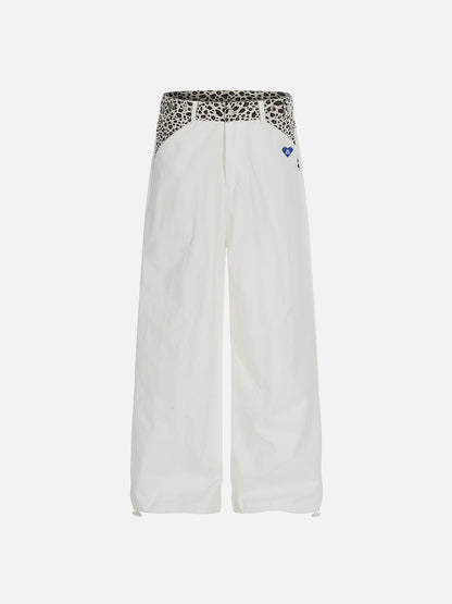 Aelfric Eden Leopard Panel Baggy Pants
