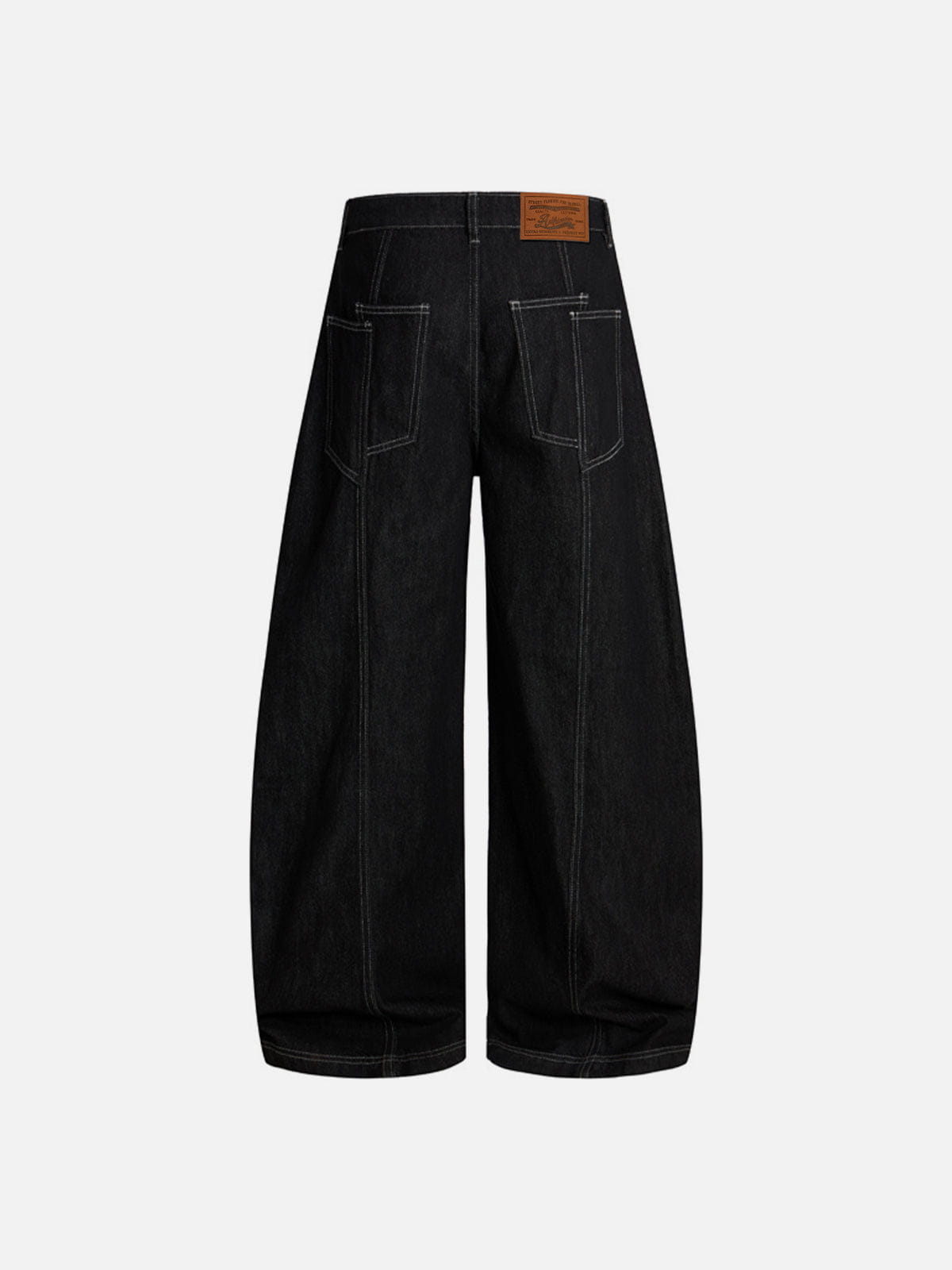 Aelfric Eden Contrast Stitch Baggy Barrel Jeans