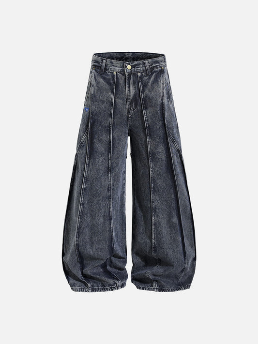 Aelfric Eden Pleated Baggy Barrel Jeans