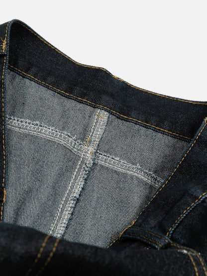 Aelfric Eden Splatter Washed Baggy Barrel Jeans