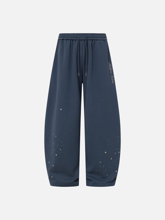 Aelfric Eden Rhinestone Star Baggy Barrel Sweatpants