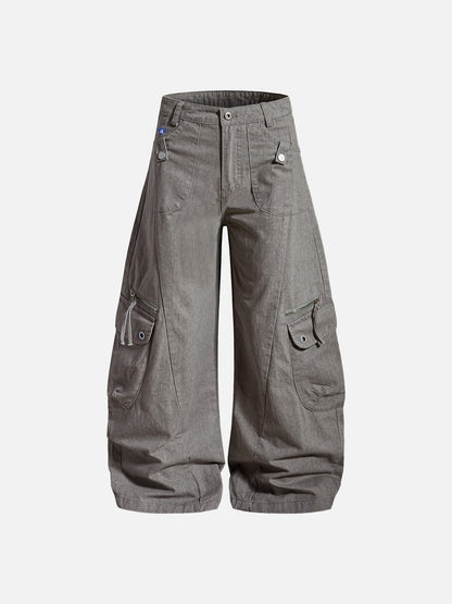 Aelfric Eden Multi Pocket Baggy Barrel Jeans
