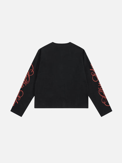 Aelfric Eden Boxy Chain Graphic Long Sleeve Tee