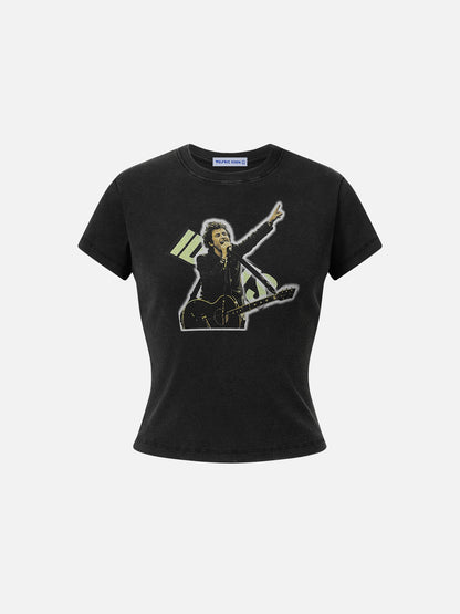 Aelfric Eden Rock Print Baby Tee