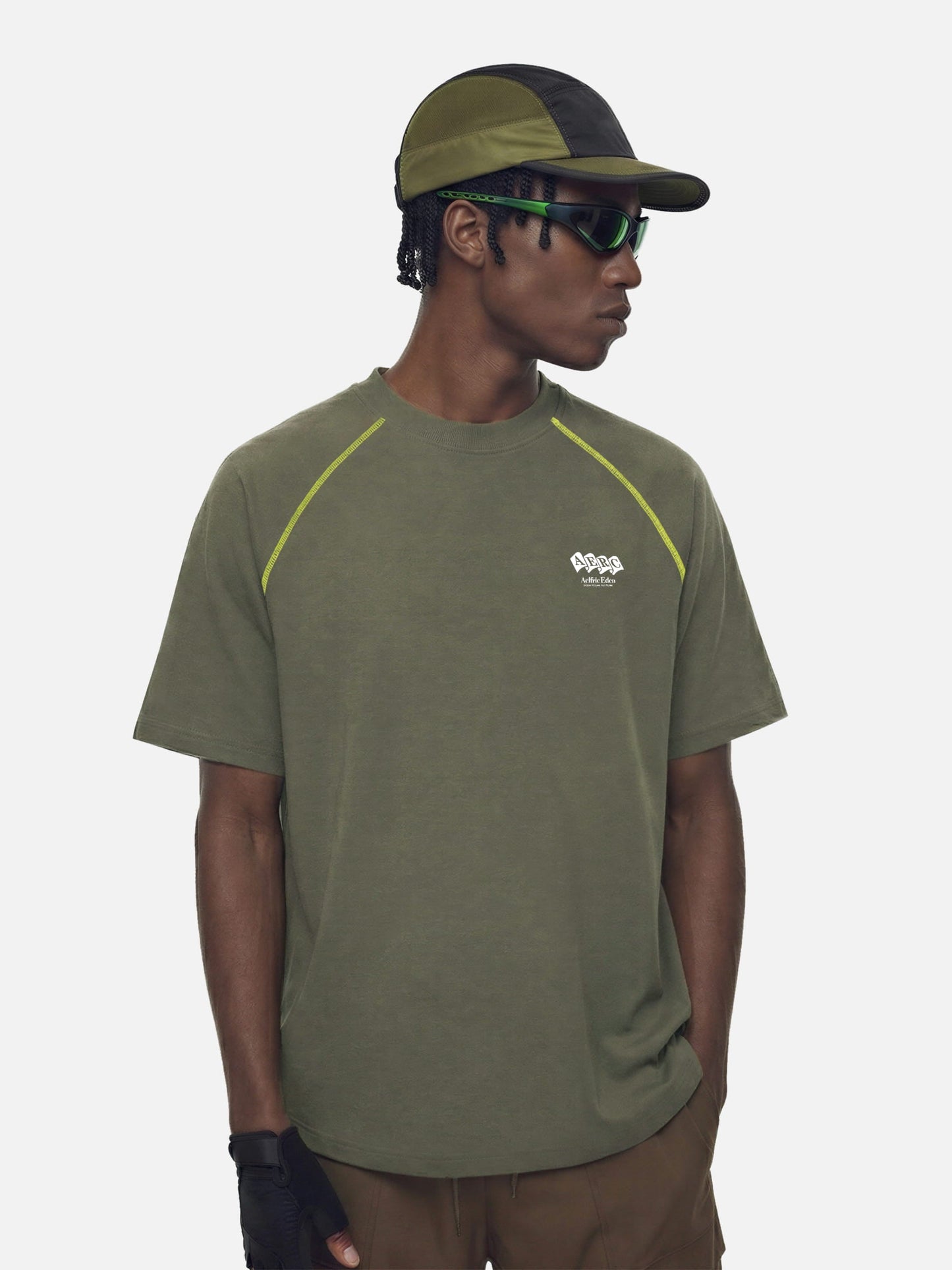 Breezy Oversized Feather Tech Tee