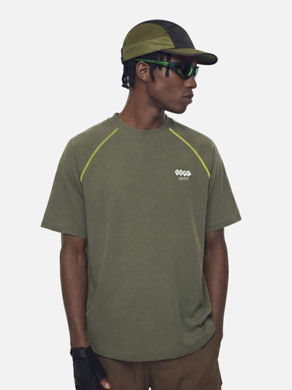 Breezy Oversized Feather Tech Tee