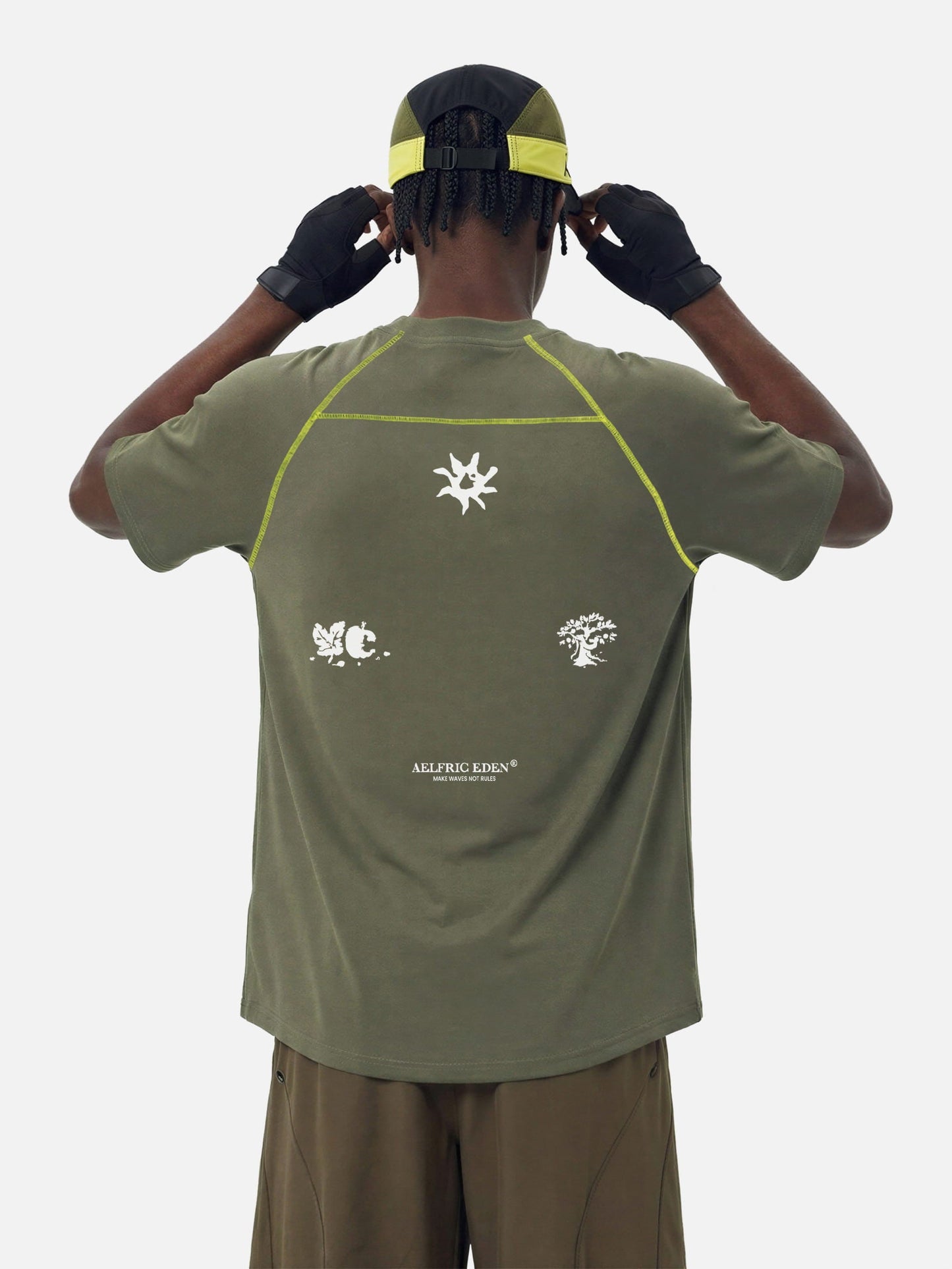 Breezy Oversized Feather Tech Tee