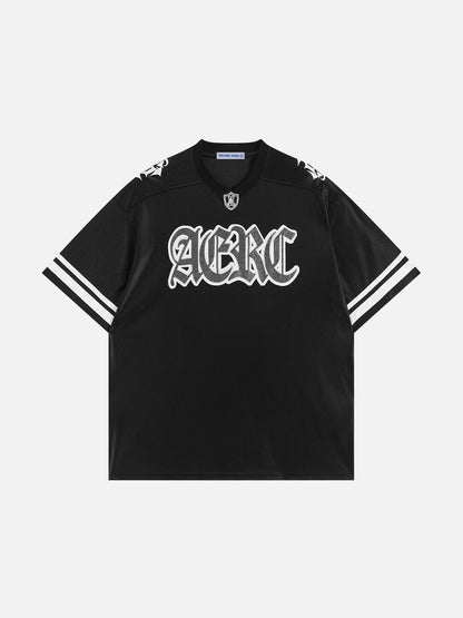 Aelfric Eden Hotfix Rhinestone Football Jersey